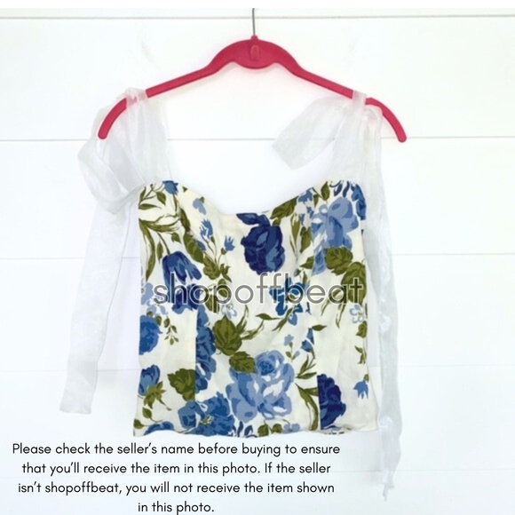 NEW Reformation Zoey Top Lucca 8 - Picture 7 of 17